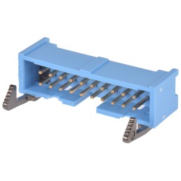 1 pcs - TE Connectivity AMP-LATCH Series Straight Through Hole PCB Header, 20 Contact(s), 2.54mm Pitch, 2 Row(s), Shrouded