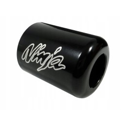 Black handlebar ends for Kawasaki Ninja