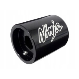 Black handlebar ends for Kawasaki Ninja