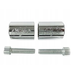 Chrome handlebar ends for Kawasaki Ninja