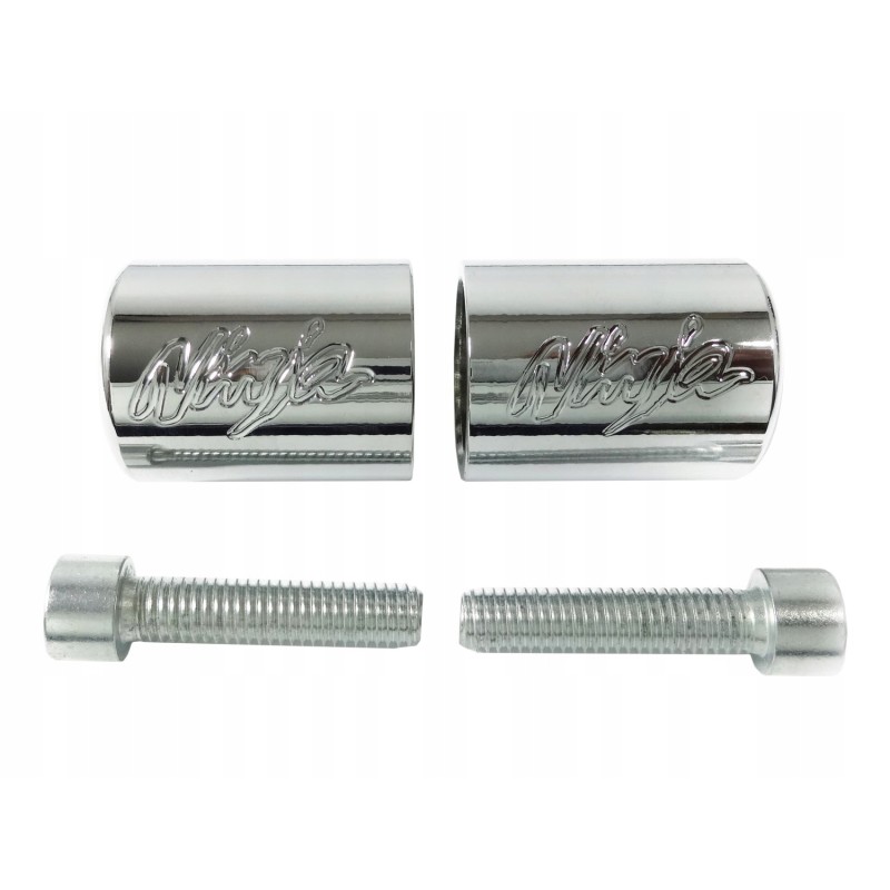 Chrome handlebar ends for Kawasaki Ninja