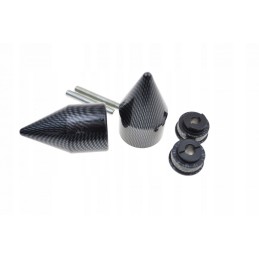 Carbon handlebar ends honda cbr rr vfr cb 13083