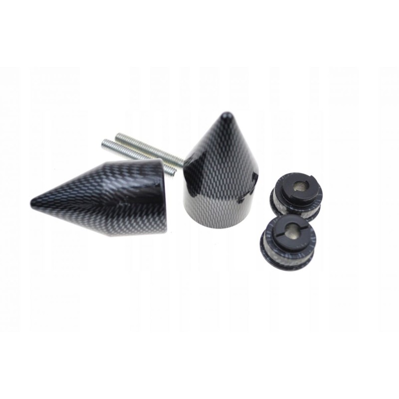 Carbon handlebar ends honda cbr rr vfr cb 13083