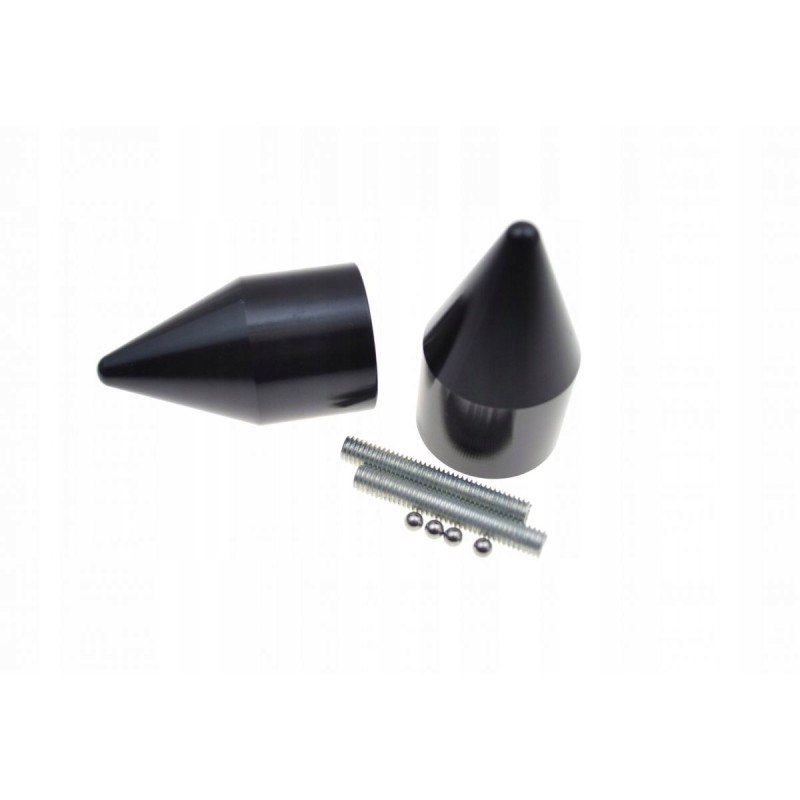 Black handlebar ends honda cbr rr vfr cb 600 13084