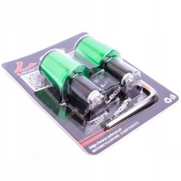 Steering wheel end weights aw56916gn green leoshi
