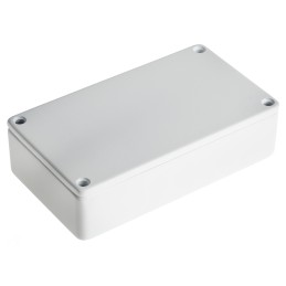 1 pcs - CAMDENBOSS 5000 Series White Die Cast Aluminium Enclosure, IP54, White Lid, 112 x 62 x 31mm