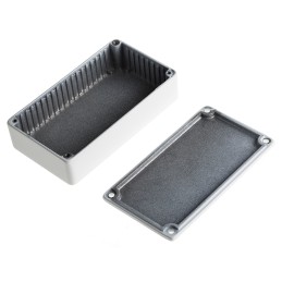 1 pcs - CAMDENBOSS 5000 Series White Die Cast Aluminium Enclosure, IP54, White Lid, 112 x 62 x 31mm