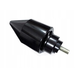 Black sharp point handlebar ends for Honda