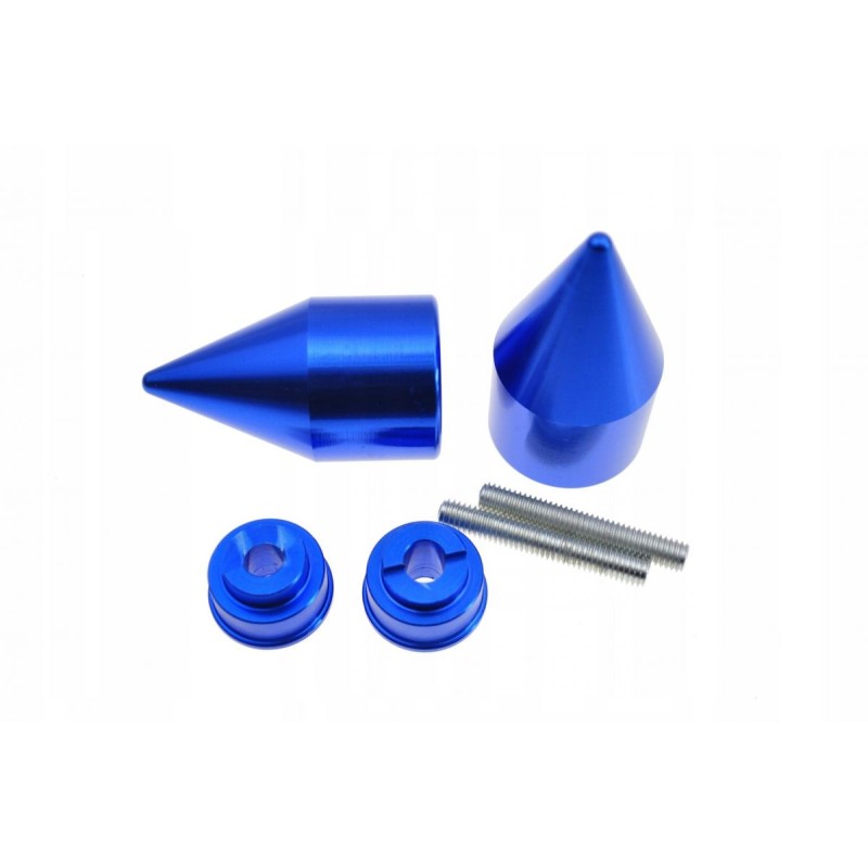 Blue handlebar ends honda cbr rr vfr