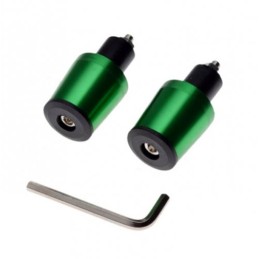 Steering wheel ends, green cones, set