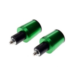 Steering wheel ends, green cones, set