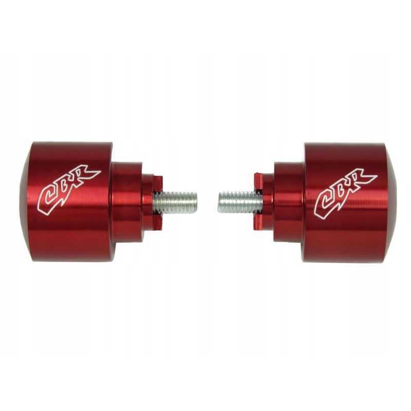 Red handlebar ends for Honda CBR and others