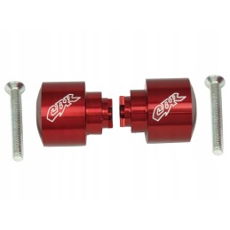 Red handlebar ends for Honda CBR and others