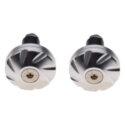 Rieju short silver handlebar ends