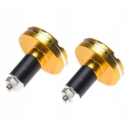 Kinroad short gold handlebar ends