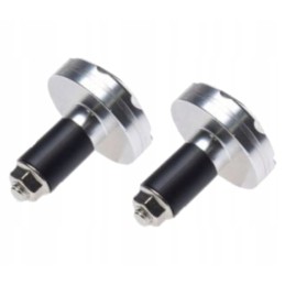 Rieju short silver handlebar ends