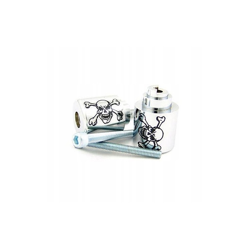 Chrome steering wheel ends honda cbr cb 900 3730