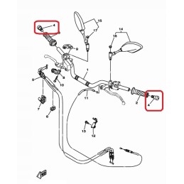 Yamaha XSR 700 MTM690 handlebar end weight