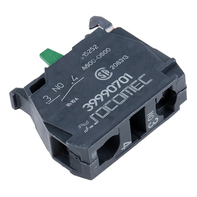 1 pcs - Socomec Auxiliary Contact Block, 1 Contact, 1NO