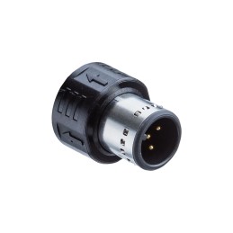 1 pcs - Amphenol Industrial Circular Connector, 8 Contacts, Push-Pull, M12 Connector, Socket, IP67, IP68, IP69K, M Series