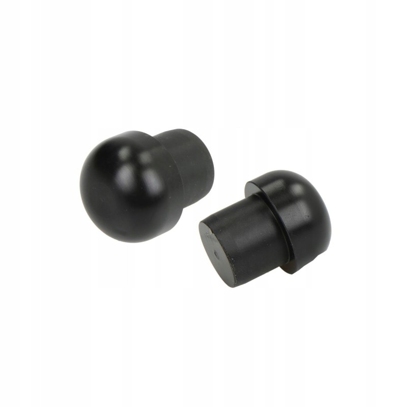 Black lucas mcl300s plastic handlebar ends