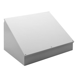 1 pcs - Hammond 1488 Series Grey Steel Desktop Enclosure, Sloped Front, 406 x 182 x 203mm