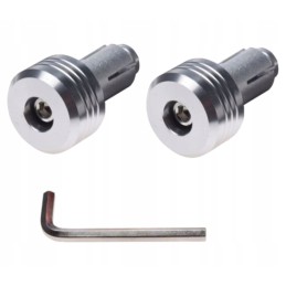 Romet Junak silver handlebar ends