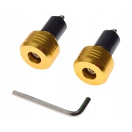 Honda Aprilia gold handlebar ends
