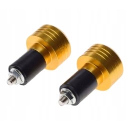Honda Aprilia gold handlebar ends