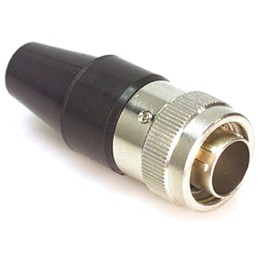 1 pcs - Hirose Circular Connector, 20 Contacts, Cable Mount, Miniature Connector, Plug, Male, HR22 Series