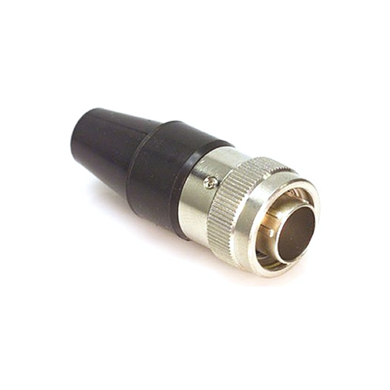 1 pcs - Hirose Circular Connector, 20 Contacts, Cable Mount, Miniature Connector, Plug, Male, HR22 Series