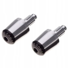 Silver leoshi steering wheel weight tip, 2 pcs