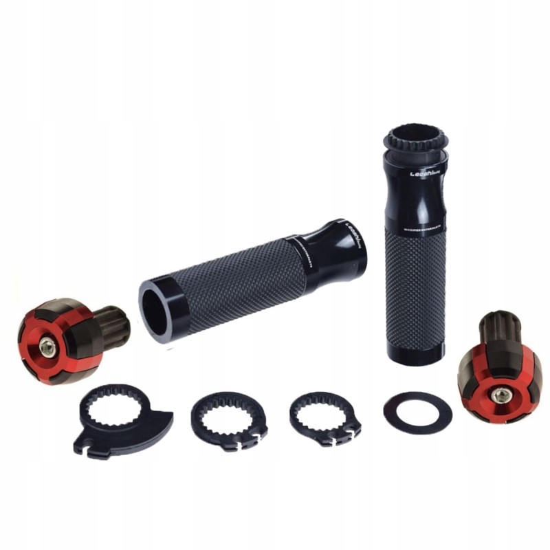 Red steering wheel shift weights for Aprilia Ducati KTM Honda Suzuki