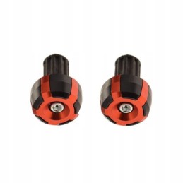 Orange weights, silver shifters for 22 mm handlebars