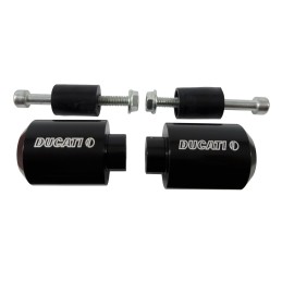 Black handlebar ends for Ducati