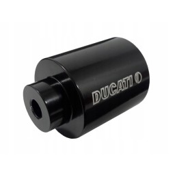 Black handlebar ends for Ducati