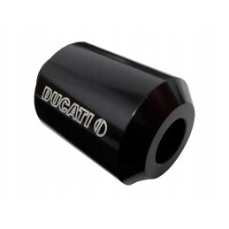Black handlebar ends for Ducati