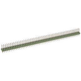 150 pcs - TE Connectivity AMPMODU MOD II Series Straight Through Hole Pin Header, 100 Contact(s), 2.54mm Pitch, 2 Row(s),