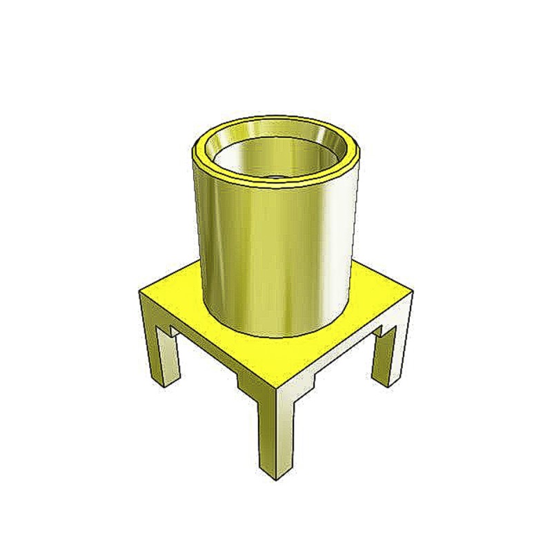 1 Box of 1 - Samtec MCX Series, jack Through Hole MCX Connector, 50Ω, Solder Termination, Straight Body