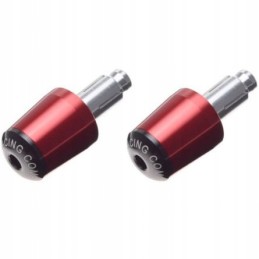 Leoshi red handlebar ends, set