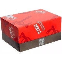 Red aluminum moto handlebar ends