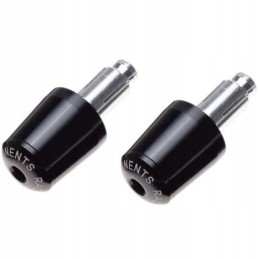 Leoshi weight handlebar ends, black, set of 2