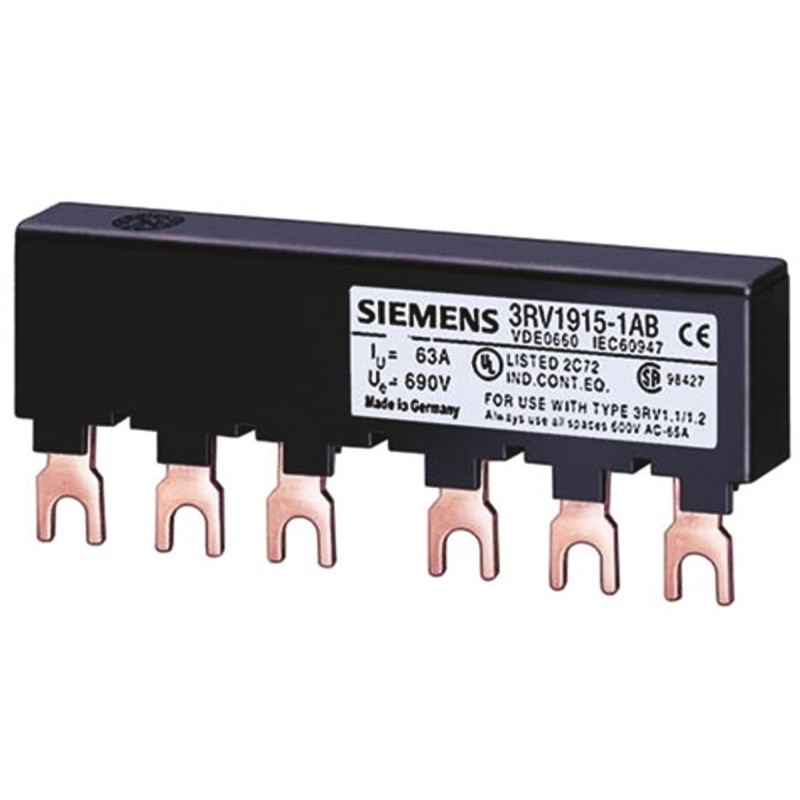 1 pcs - Siemens SIRIUS 3 Phase Busbar, 690V, 50mm Pitch