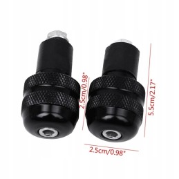 Handlebar ends, motor caps, 2 pcs