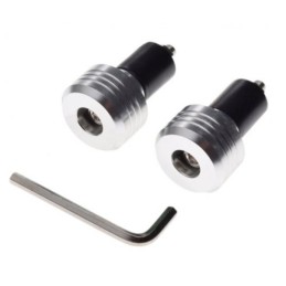 Leoshi grooved handlebar ends