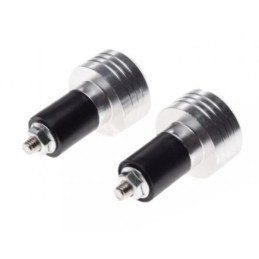 Leoshi grooved handlebar ends