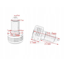 Handlebar ends, motor caps, 2 pcs