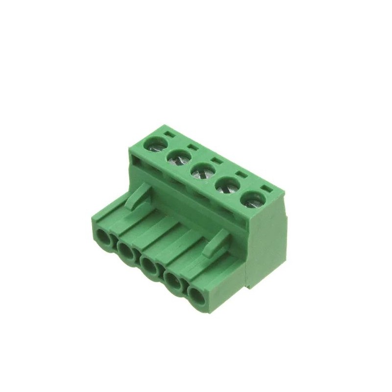 150 pcs - RS PRO 5mm Pitch 5 Way Pluggable Terminal Block, Plug, Free Hanging (In Line)