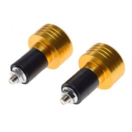 Gold Ducati Honda handlebar ends