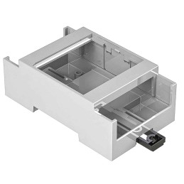 1 pcs - RS PRO Open Top Enclosure Type, 90 x 53 x 31.9mm, Polycarbonate DIN Rail Enclosure